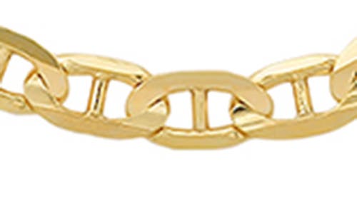Queen Jewels 14k Gold 18" Mariner Chain Necklace In Gold