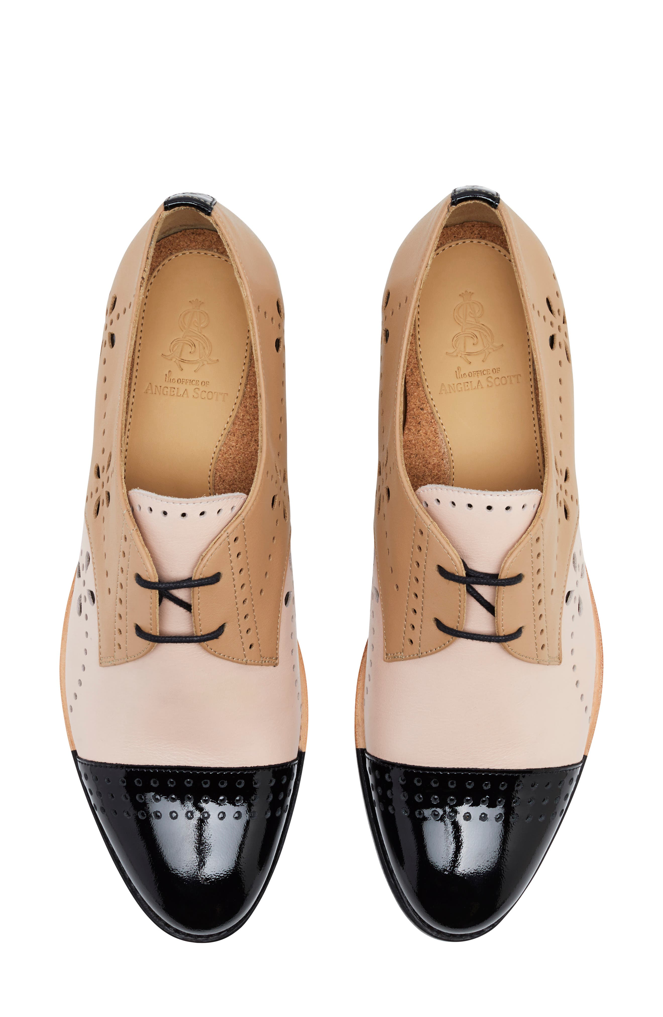 The Office of Angela Scott Mr. Ava Perforated Spectator Derby, Alternate, color, 