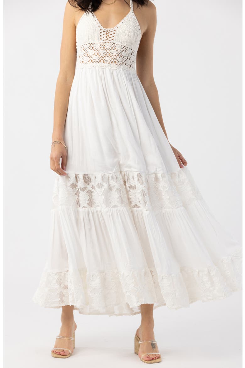 Isabella Maxi Dress, Main, color, OFF WHITE