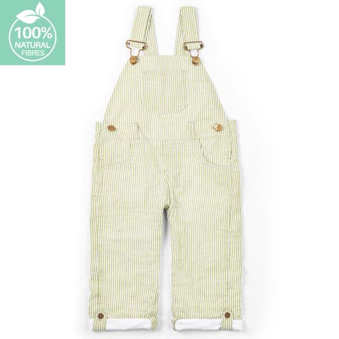 Seersucker Overalls