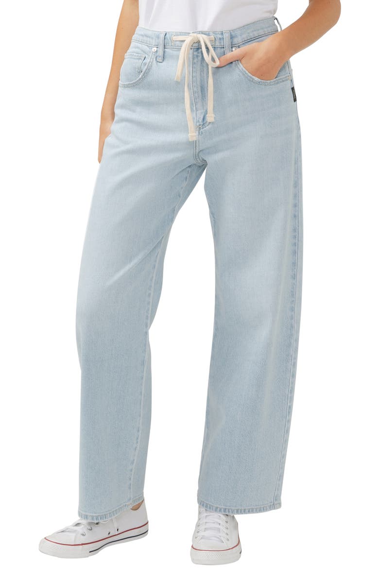 Silver Jeans Co. Be Easy Drawstring Jeans, Alternate, color, Indigo