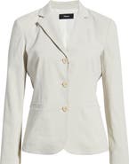 Theory Shrunken Linen Blend Jacket