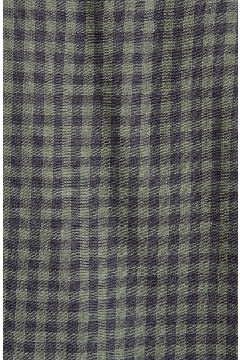 Everyday Check Button-Down Shirt, Alternate, color, OLIVE BLACK GINGHAM