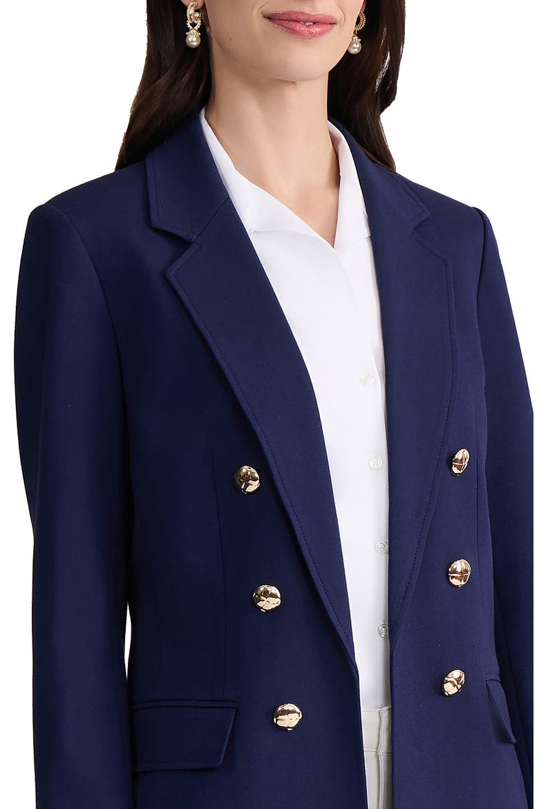 Faux Double Breasted Blazer, Alternate, color, PACIFIC NAVY