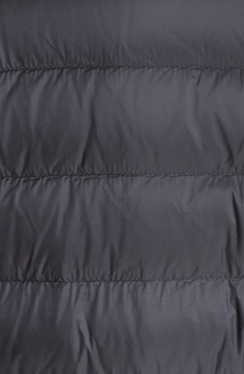 Moncler Quilted Down & Knit Cardigan, Alternate, color, 