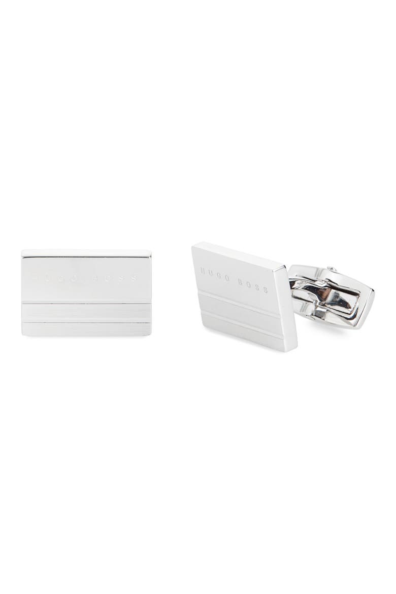 Carlos Cuff Links, Main, color, SILVER