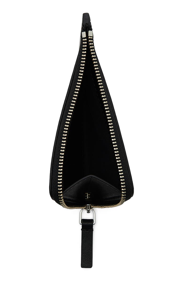 Marc Jacobs The Charm Top Zip Wallet, Alternate, color, Black