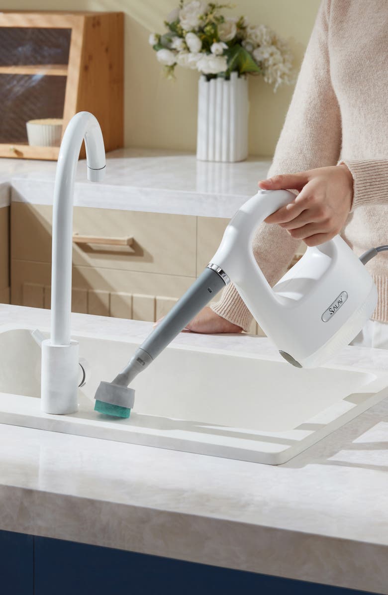 SALAV CS-100 Compact Steam Cleaner, Alternate, color, White