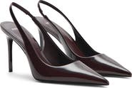 MANGO Mica Pointed Toe Slingback Pump