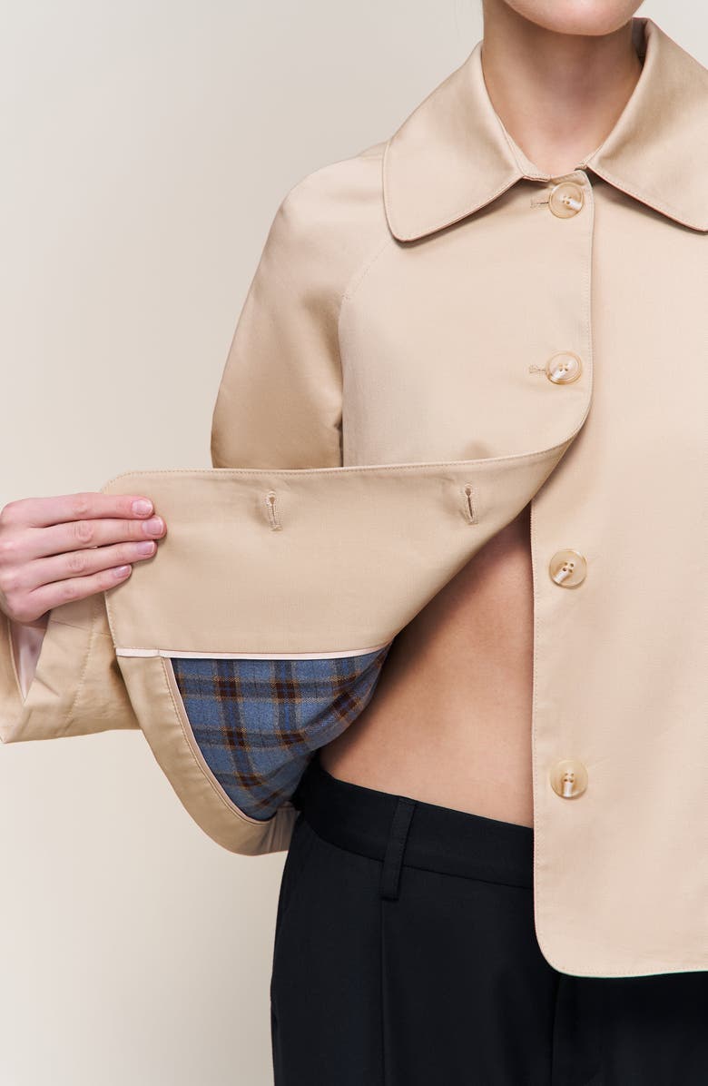 Guizio Romeo Trench Coat, Alternate, color, Taupe