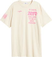 THE MAYFAIR GROUP It Costs $0 Cotton Oversize Graphic T-Shirt