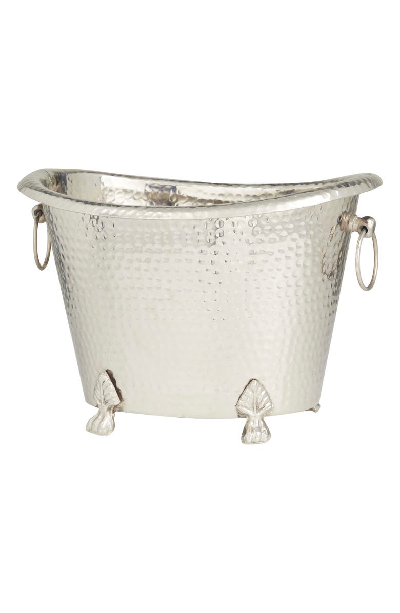 Novogratz Silvertone Aluminum Traditional Ice Bucket, Alternate, color,