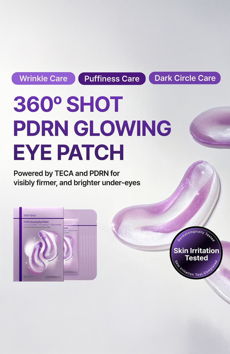 Centellian24 360 Shot PDRN Glowing Eye Patches, Alternate, color, 