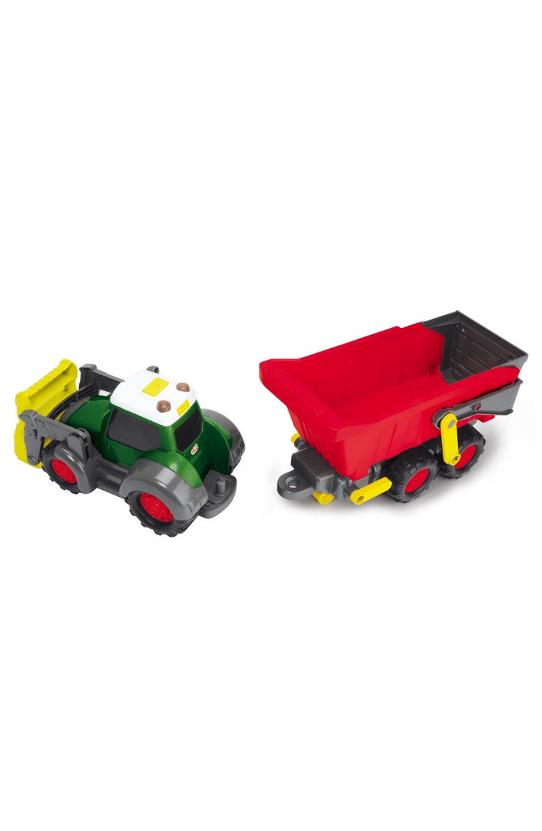 Dickie Toys HK Ltd Happy Fendt 25 Inch Farm Truck And Trailer, Alternate, color, Multicolored