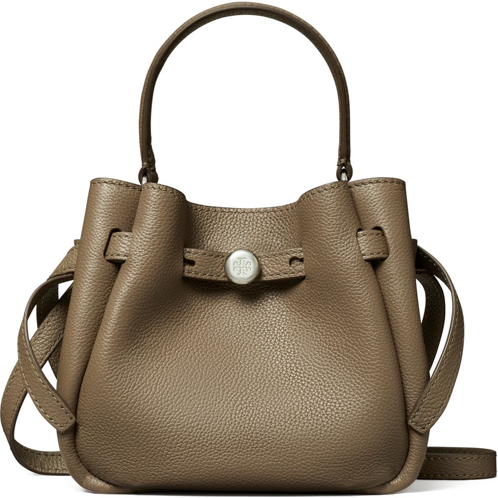 Tory Burch Mini Romy Bucket Bag In Brown