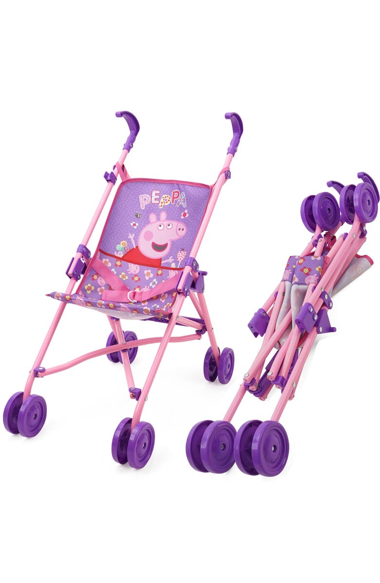 Peppa Pig Doll Umbrella Stroller, Alternate, color, Multicolored