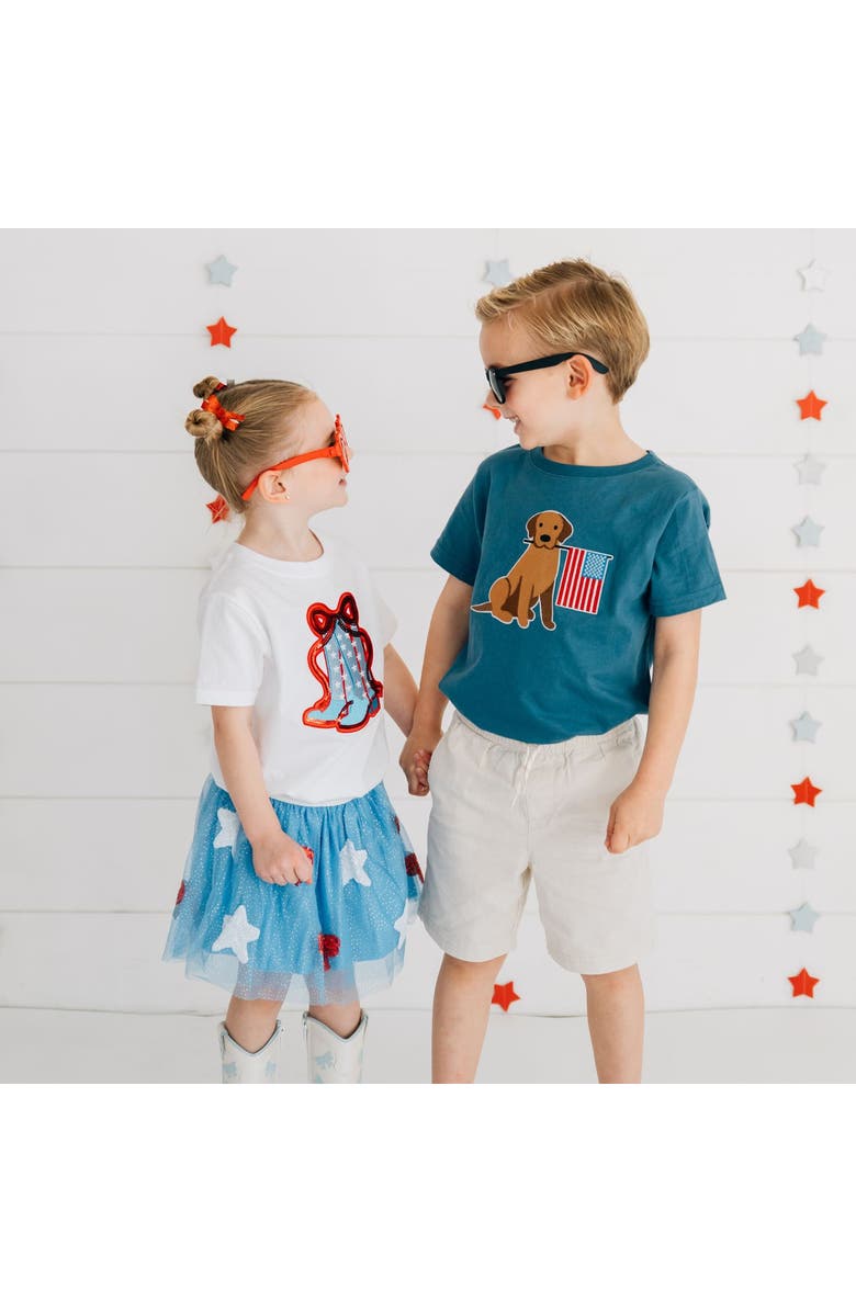 Sweet Wink Red Glitter Bow Clip Set, Alternate, color, Red