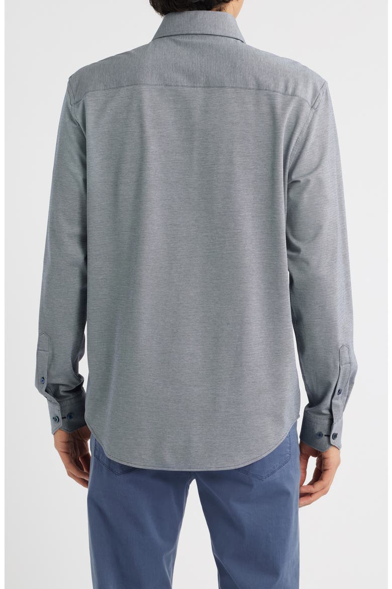 Devon OoohCotton® Button-Up Shirt, Alternate, color, NAVY