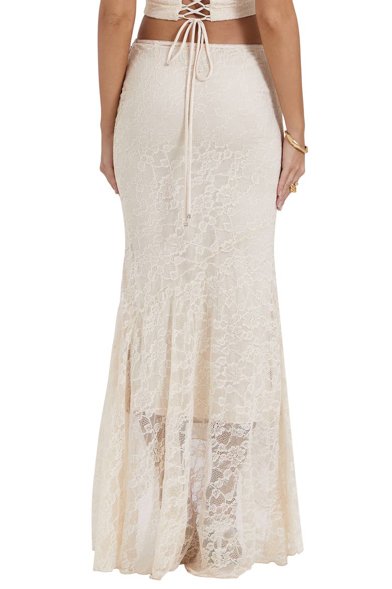 Therese Floral Lace Maxi Skirt, Alternate, color, VINTAGE CREAM