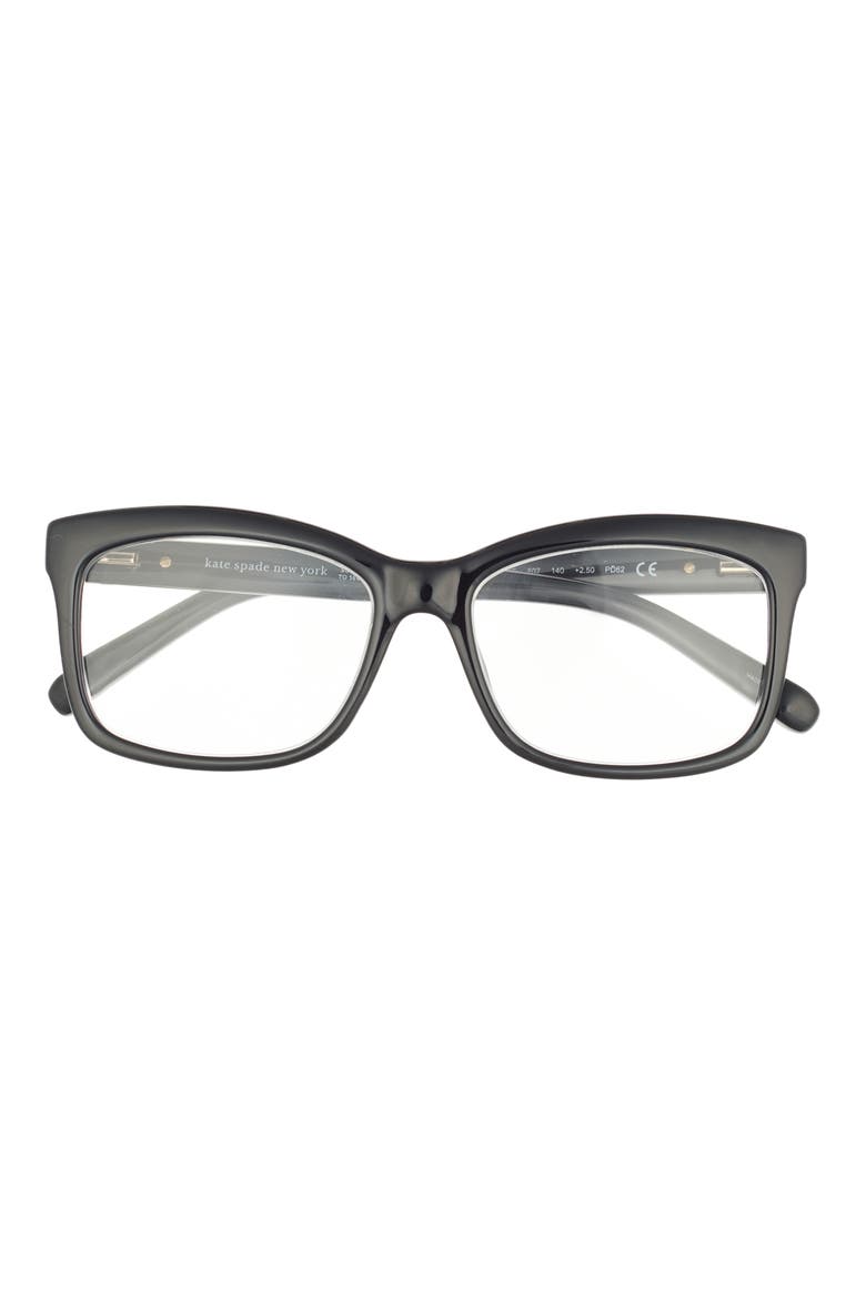 new york dollie 53mm rectangle reading glasses, Main, color, 0807-20