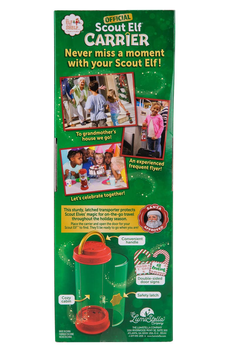 Elf on the Shelf Scout Elf Carrier, Alternate, color, Red