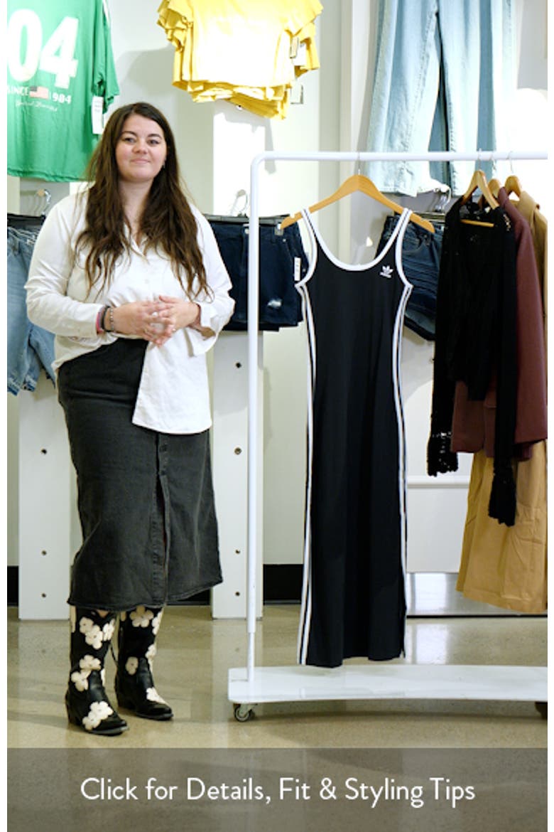 adidas maxi dress with train Lifestyle V-Neck Maxi Dress (Women)