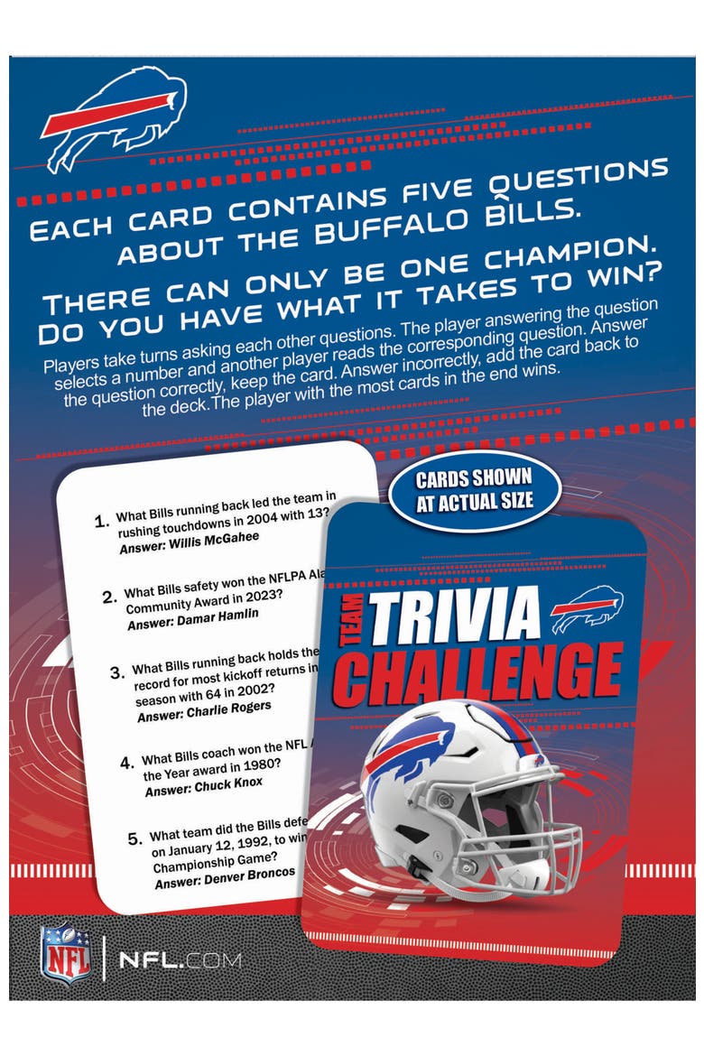 Buffalo Bills Trivia Challenge, Alternate, color, Multicolor