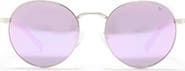 Hurley Small Enamel Accented Round Sunglasses