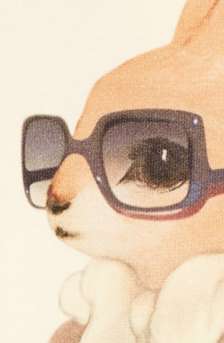 Rock Your Baby Chic Happens Bunny Romper, Alternate, color,