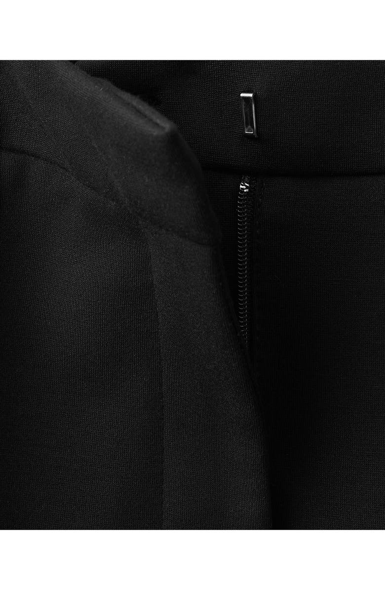 MANGO Straight Leg Pants, Alternate, color, Black