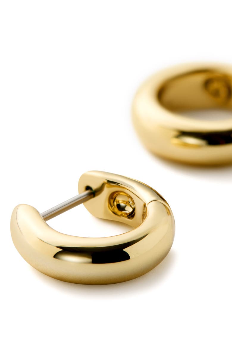 Ana Luisa Giulia Huggie Hoop Earrings, Alternate, color, Gold