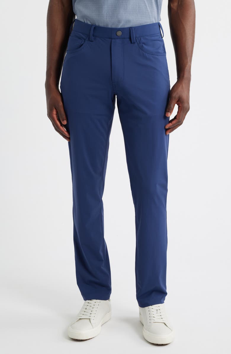Redvanly Kent Pull-On Trousers, Main, color, Navy