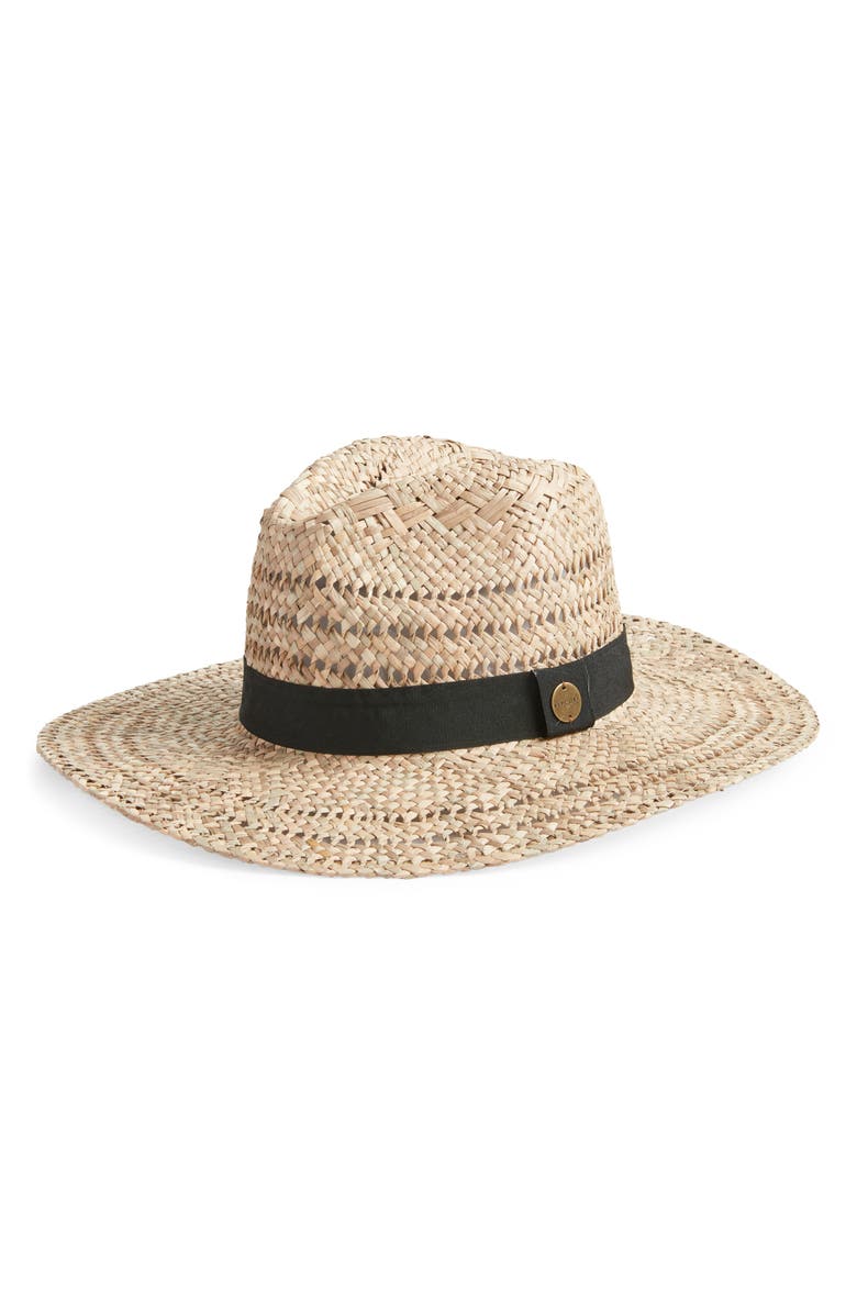Rip Curl Salty Straw Panama Hat, Main, color, 