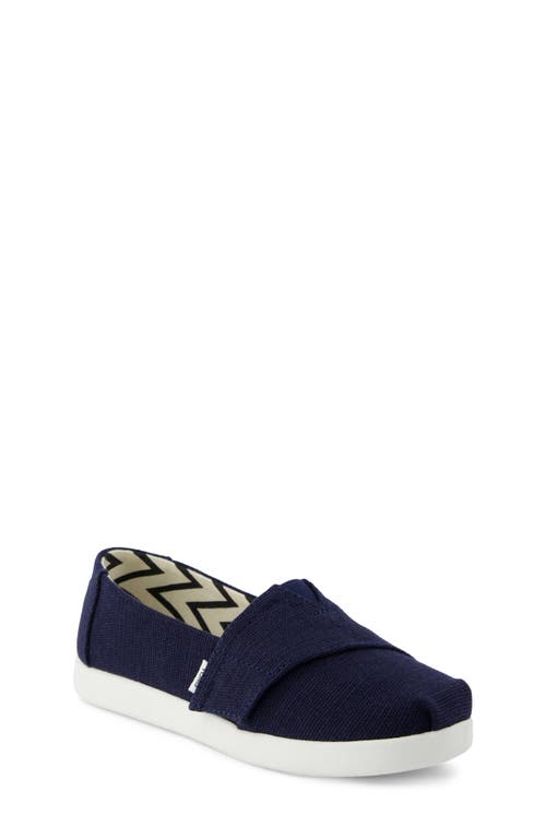 Toms Kids' Alpargata Sneaker In Navy