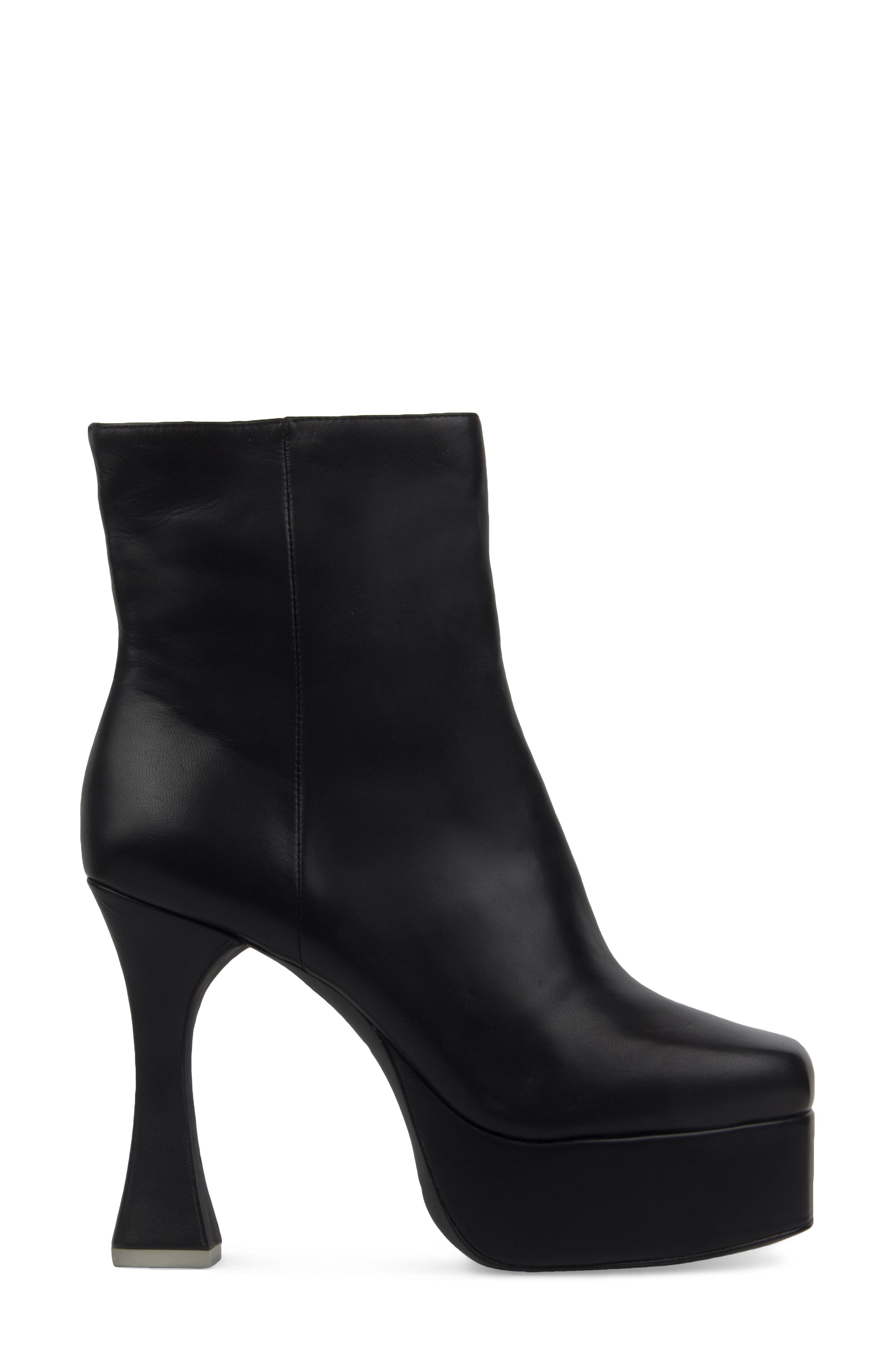 BLACK SUEDE STUDIO Krista Platform Bootie, Alternate, color, 