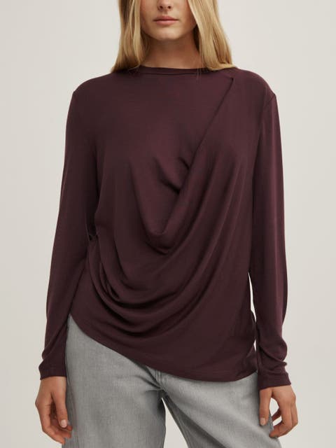 Relaxed Draped Top
