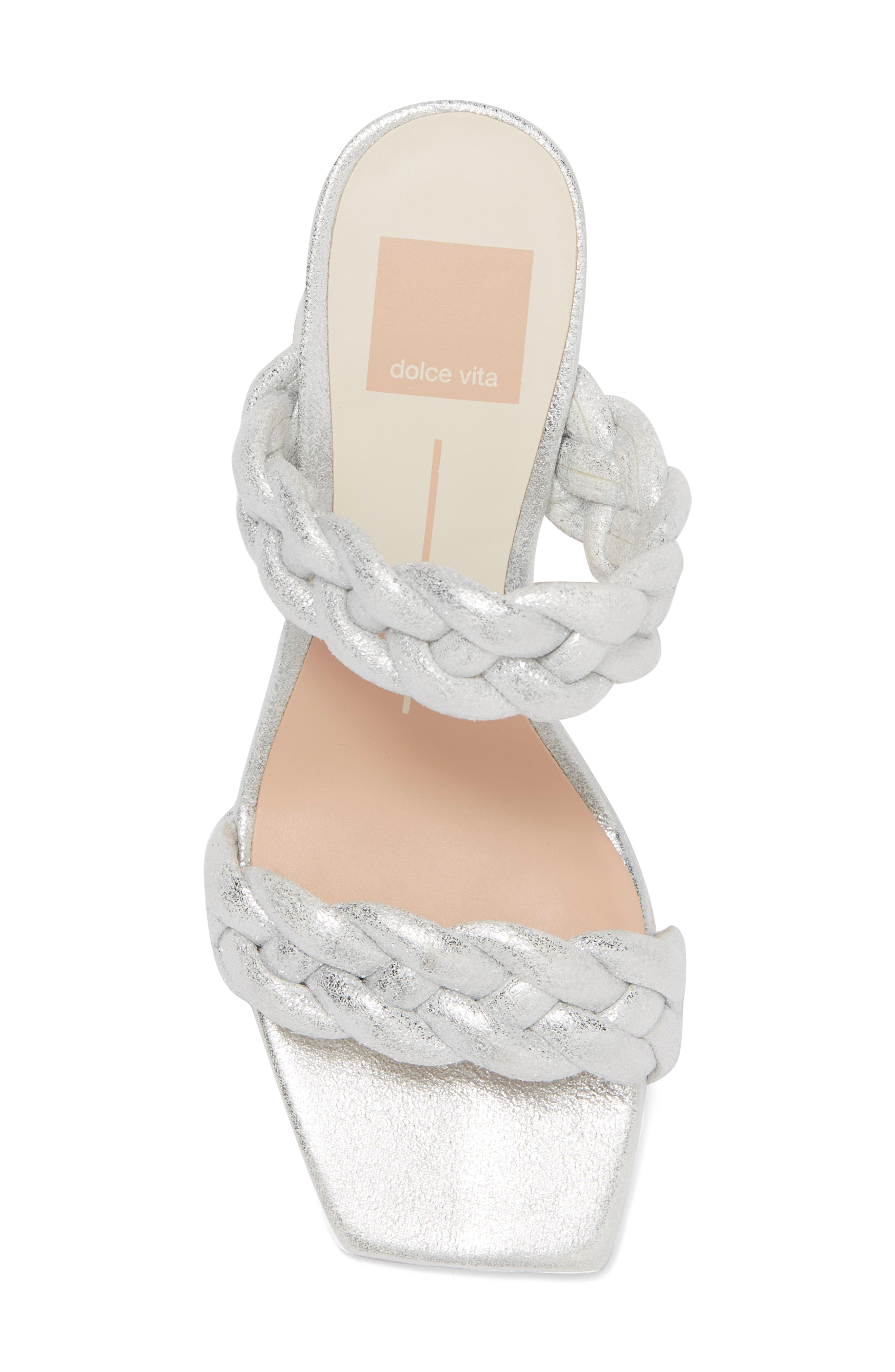 Dolce Vita Paily Braided Heeled Sandal, Alternate, color, 
