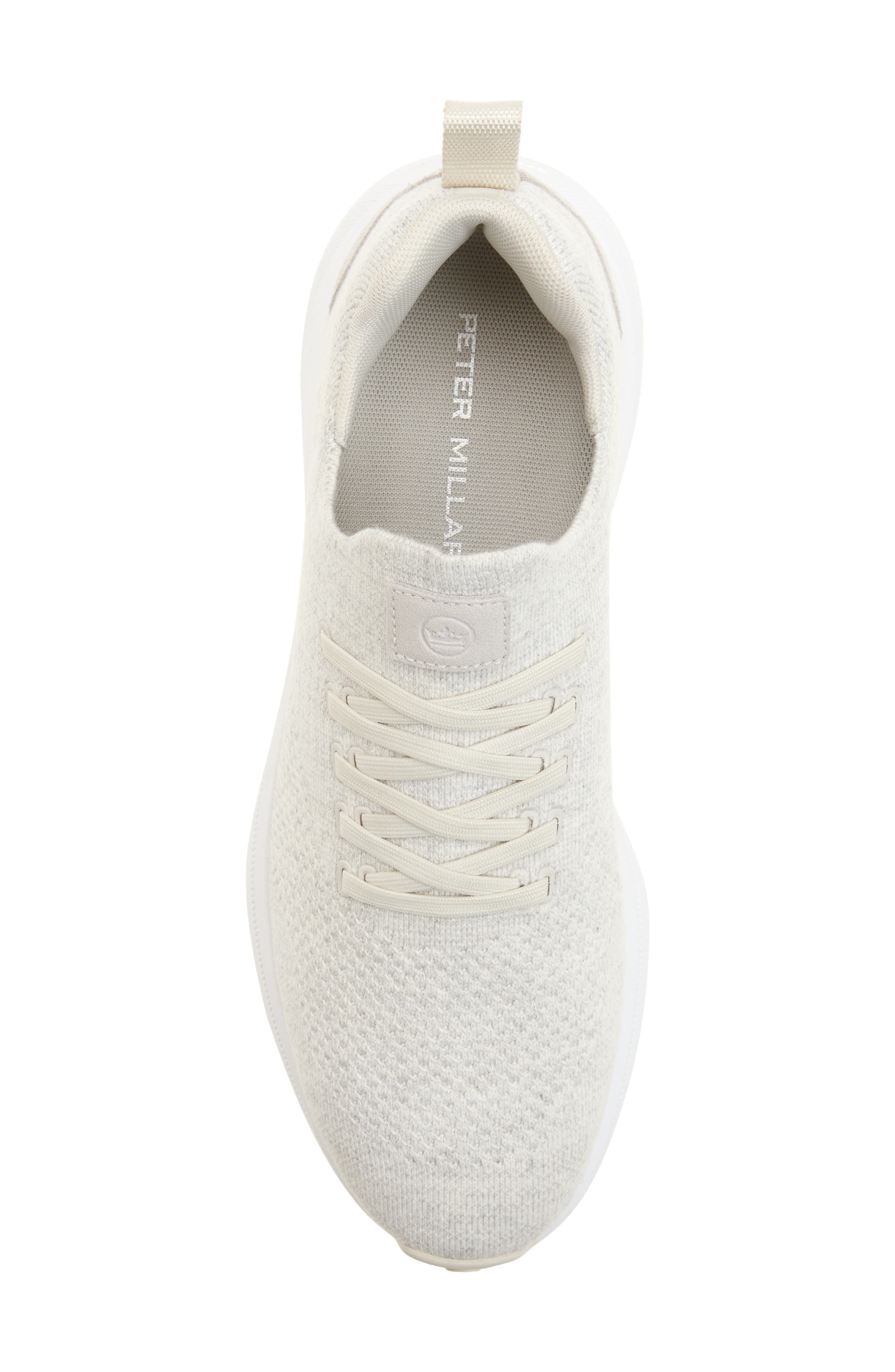 Odeon Knit Sock Sneaker, Alternate, color, ICY WHITE