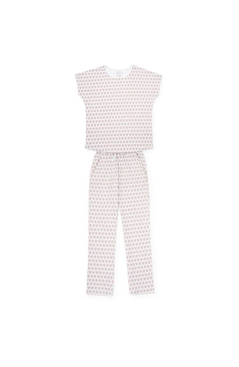 Lila and Hayes Marcia Women's Pajama Pant Set, Main, color, Berkshire Batik Floral
