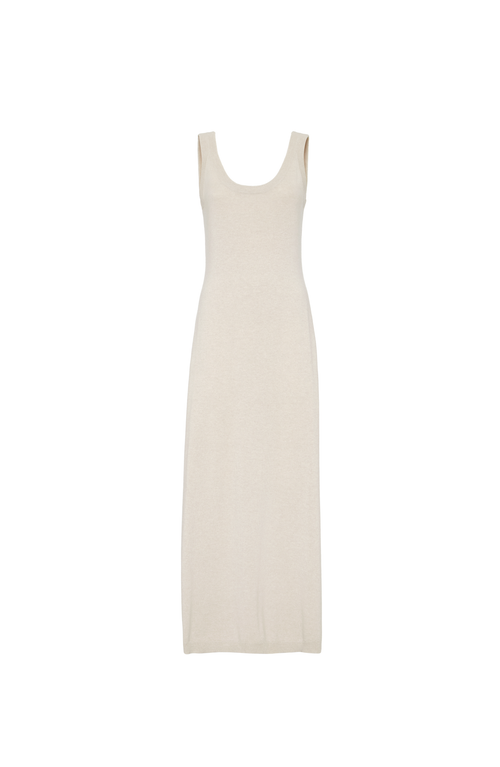 Brunello Cucinelli Cashmere Maxi Dress In Neutral