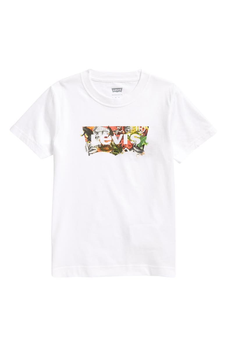 Levi's<sup>®</sup> Kids' Frog Logo Graphic Tee, Main, color,