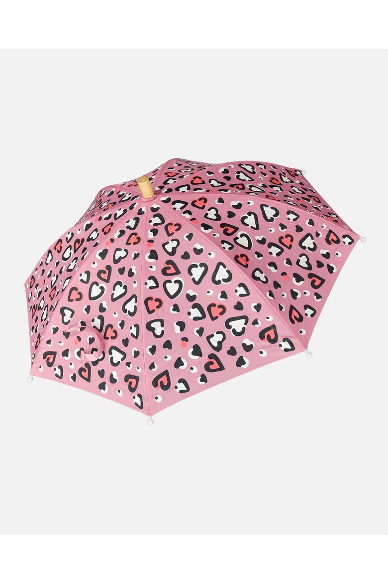 Color-Changing Hearts Umbrella, Main, color, Rose Printed with Hearts