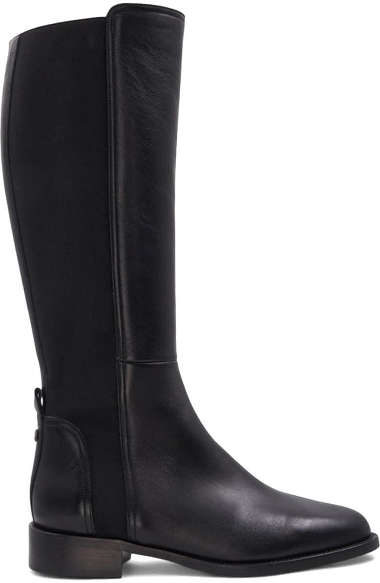 Aquatalia Nolita Weatherproof Knee High Boot, Alternate, color, Black
