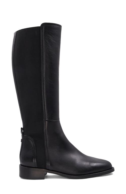 Aquatalia Nolita Water Resistant Knee High Boot In Black