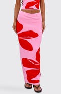 Kulani Kinis Floral Knit Maxi Skirt