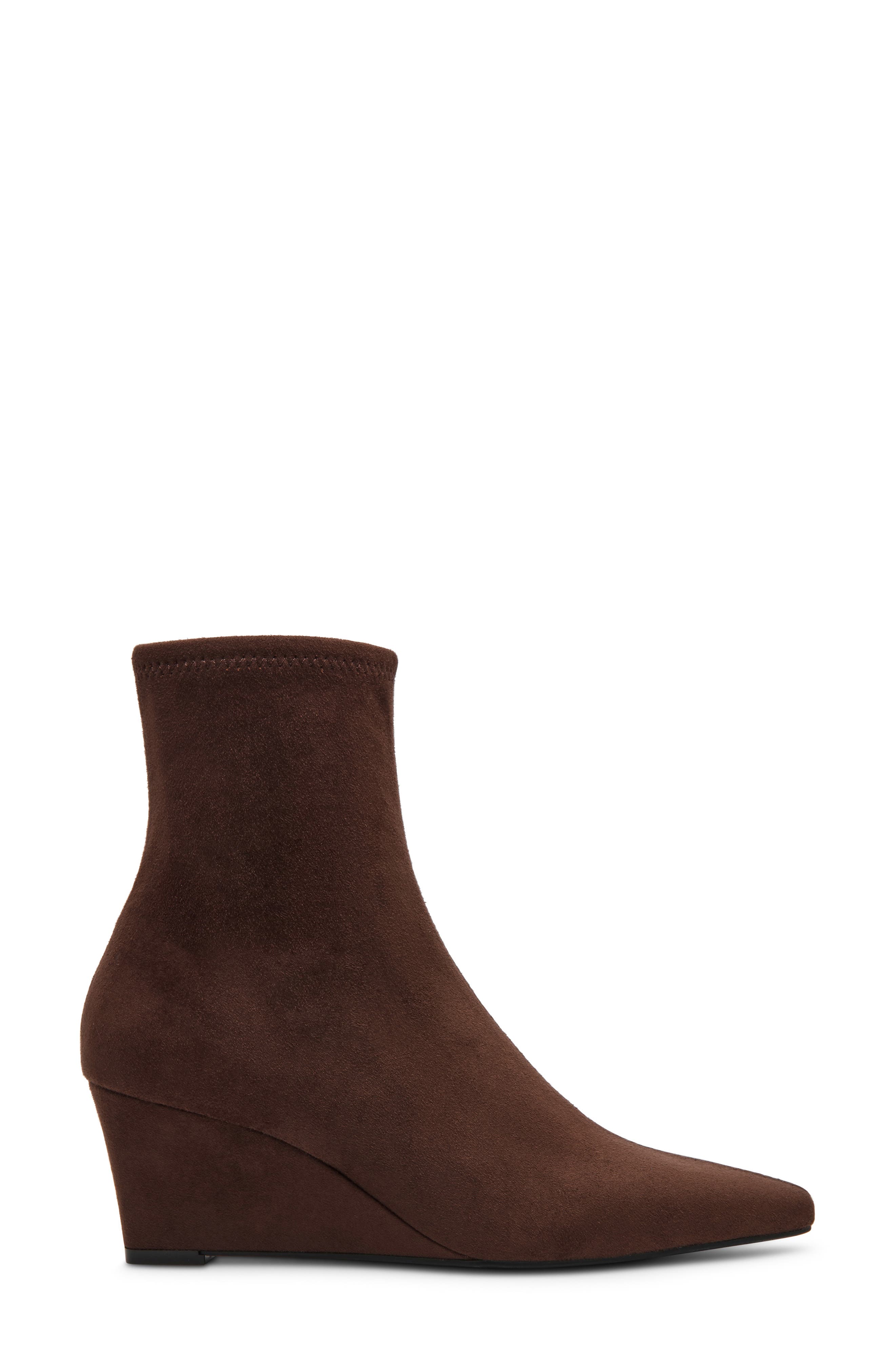 Cabrera Wedge Bootie, Alternate, color, BROWN MICROSUEDE