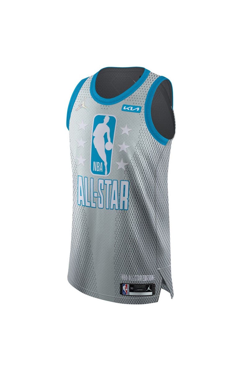 Jordan Brand Men's Jordan Brand Kevin Durant Gray 2022 NBA All-Star Game Authentic Jersey, Alternate, color, 
