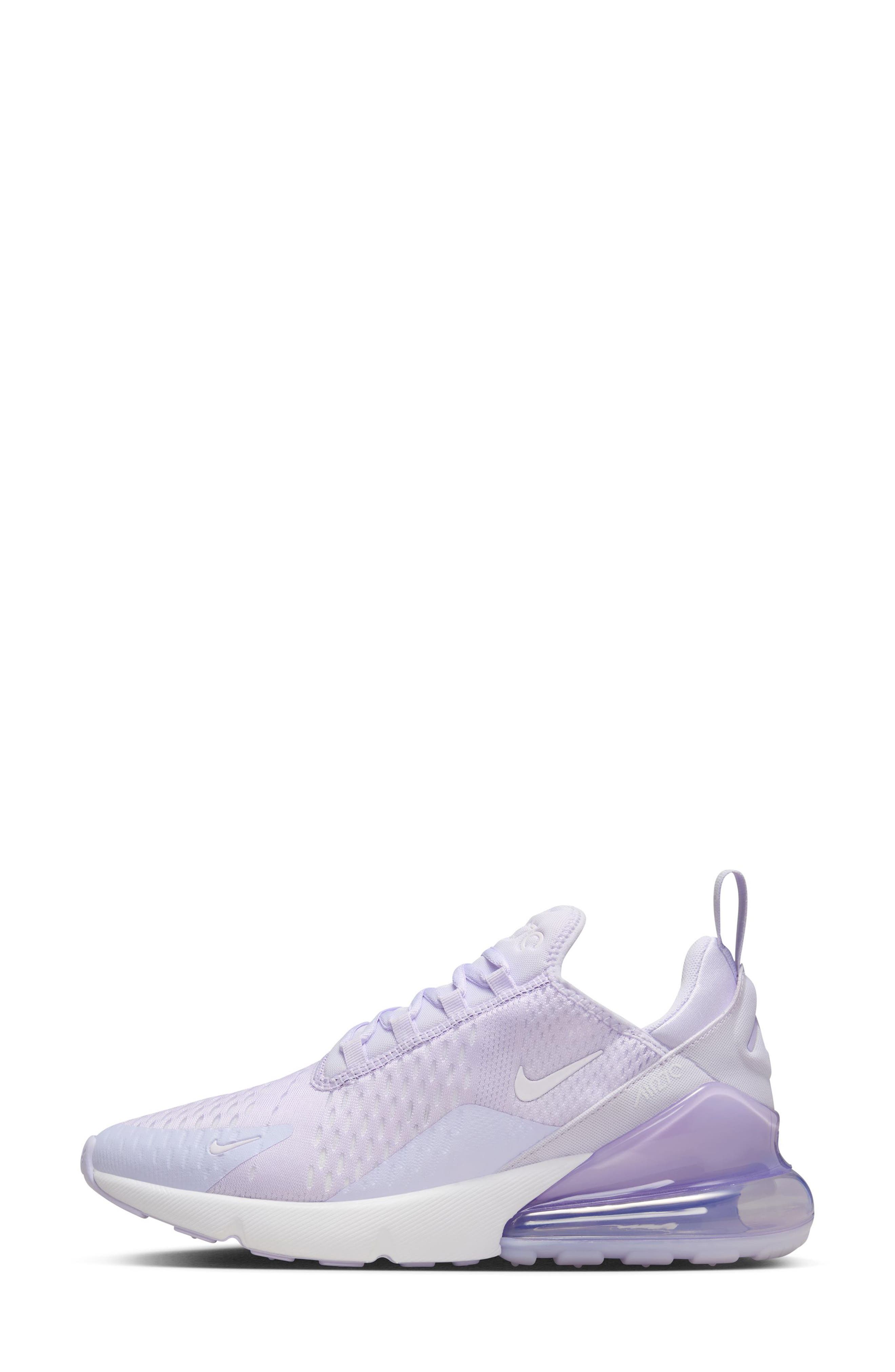 Nike Air Max 270 Sneaker, Alternate, color, Amethyst Tint/ White/ Amethyst
