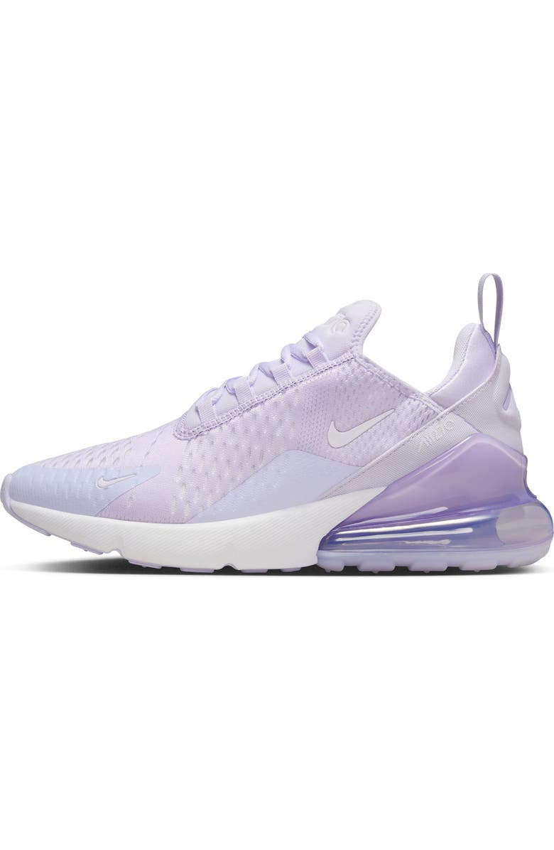 Nike Air Max 270 Sneaker, Alternate, color, Amethyst Tint/ White/ Amethyst