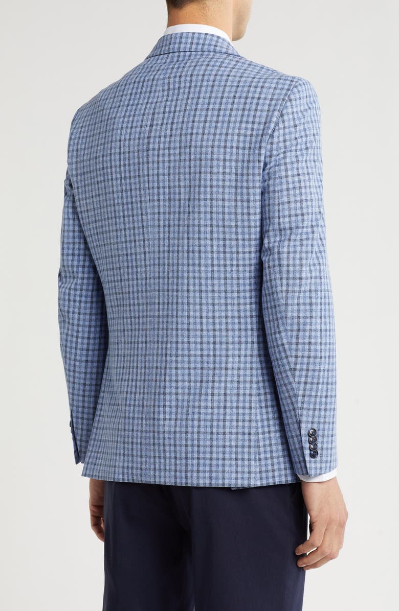 Tommy Hilfiger Grid Stretch Suit Jacket, Alternate, color, Blue/ Charcoal